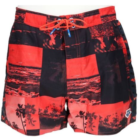 SHORT ARENA M ICONS TEAM STRIPE ALLOVER SHORT FLOREALE MULTI ASPHALT FLOREAL 004268/300 M