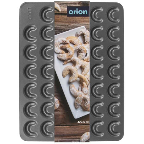 Stampo in acciaio per biscotti, croissant, teglia da forno per biscotti 42x32 cm (1/5)