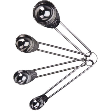 Set di 4 misurini da cucina in acciaio. (1/5)