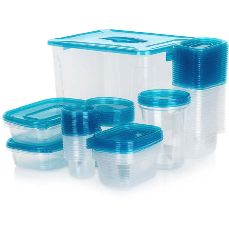 Contenitori per alimenti con coperchio, 50 pezzi. (1/5)