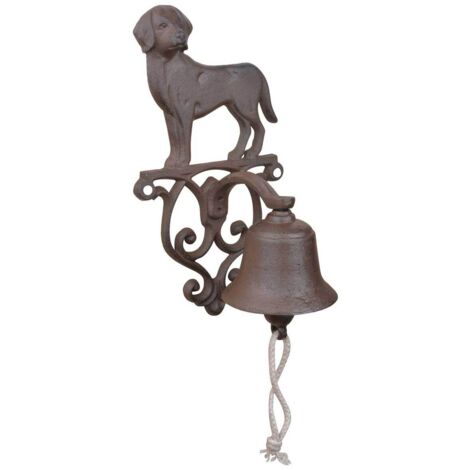 Esschert Design DB83 Rustico in ghisa Campanello Dog