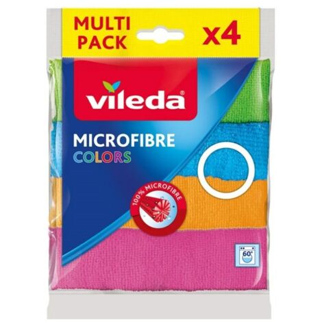 192577 Panno in microfibra Vileda, confezione da 4 pezzi