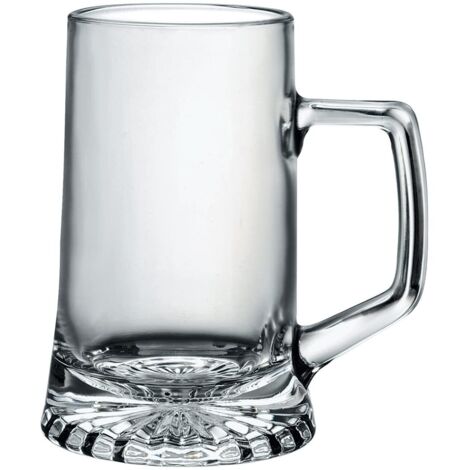 Bormioli Rocco 133640337 - Boccale da birra, 510 ml, in vetro, trasparente, 6 pezzi (1/3)