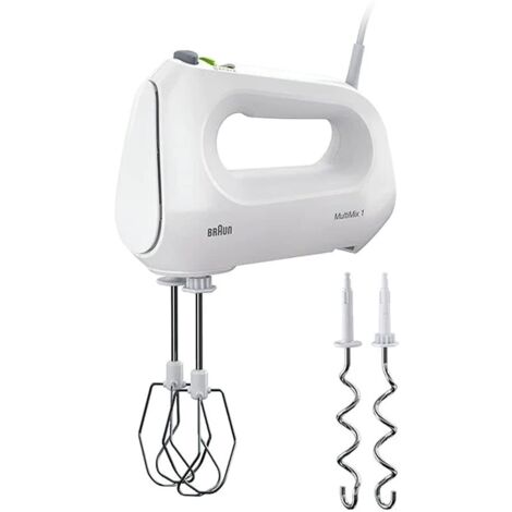 Frullatore a immersione Braun MultiMix 1 da 400 W, colore bianco.