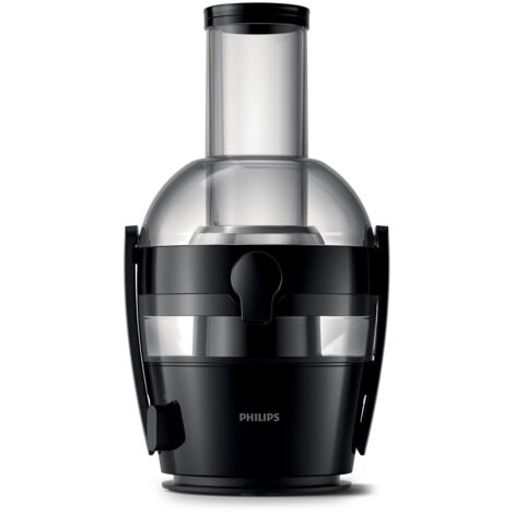 Philips Domestic Appliances Centrifuga Serie 3000 - Potenza 800W, Tecnologia QuickClean, Apertura di inserimento extra large da 75mm, Capacità 2L, Facile da assemblare e sciacquare (HR1856/70)