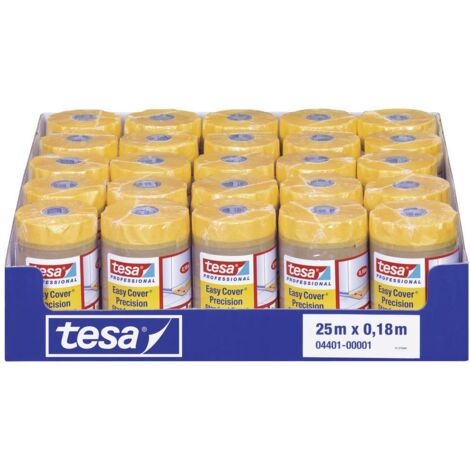 tesa 04401-00001-00 Nastro di mascheratura in carta tesa Easy Cover® Arancione (L x L) 25 m x 18 cm 1 pz.
