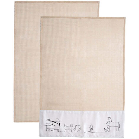 Strofinacci da cucina in cotone 70x50 cm, 2 pezzi. (1/5)