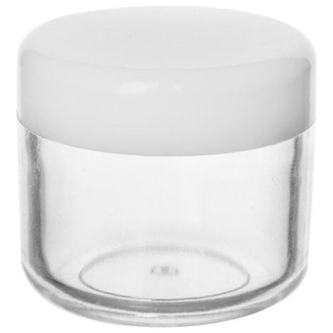 Contenitore per crema, vasetto cosmetico da viaggio in plastica con tappo a vite, 20 ml (1/2)