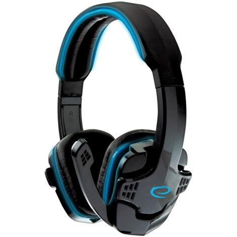 Cuffie da gaming Esperanza "Raven" con microfono, blu (1/4)