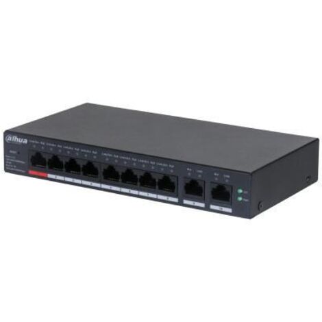 Switch gestito Dahua CS4010-8GT-110 8x1GbE 2x1GbE uplink PoE 110W