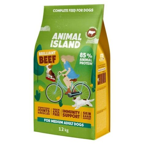ANIMAL ISLAND Manzo per cani 12 kg (1/2)