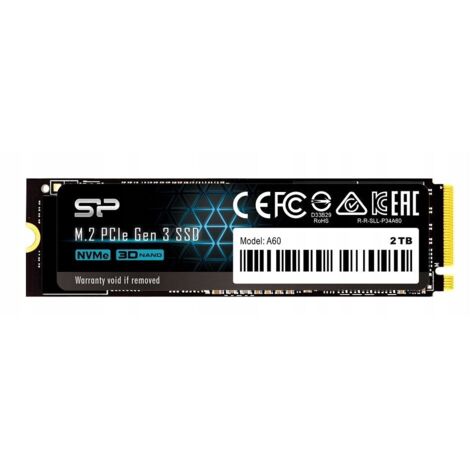 SSD Silicon Power Ace A60 2048GB PCIe Gen 3x4 (1/2)