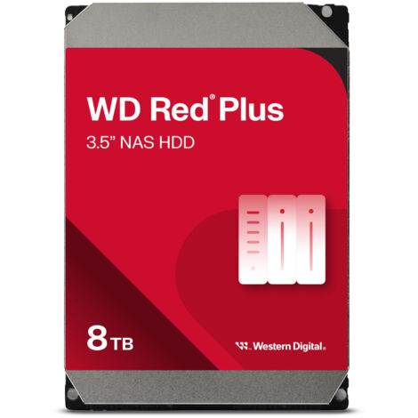 Disco rigido WD Red Plus 8TB SATA WD80EFPX (1/4)