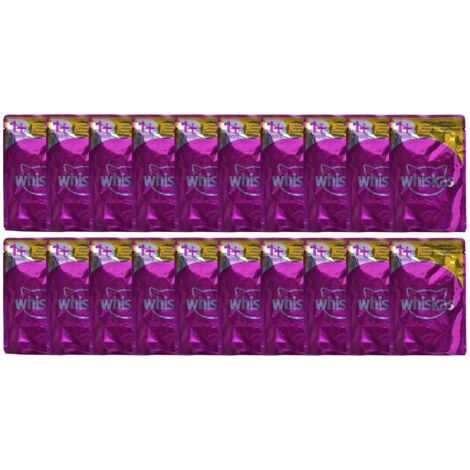Cibo umido per gatti WHISKAS Gelatina per pollame in bustine da 80x85g (1/5)