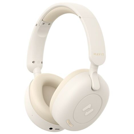 Cuffie wireless Bluetooth Havit H655BT beige (1/5)