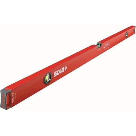 LIVELLA ORIZZONTALE E VERTICALE PROFILO X BIG-X 3 80CM - SOL 01373101