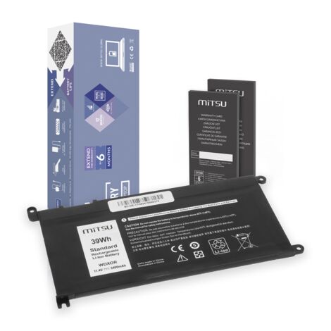 Batteria WDX0R P75F P62F P66F T2JX4 compatibile con Dell (1/5)