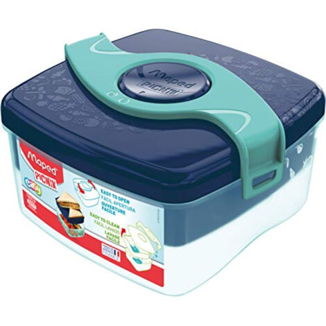 Maped Lunch Box Scomparti Origin Blu-Verde (1/5)