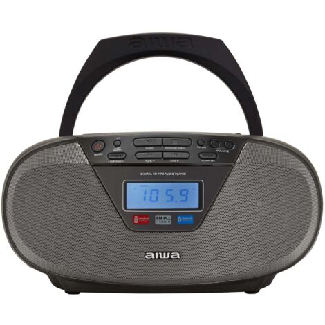 Aiwa boombox bbtu-400BK CD/FM RDS/USB/BT nero (1/4)