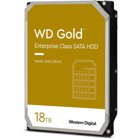 Disco rigido Western Digital HDD Gold da 18 TB SATA WD181KRYZ (1/4)