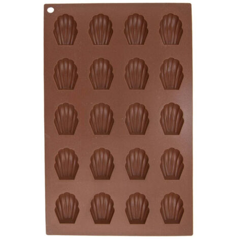Tagliabiscotti a forma di conchiglia in silicone marrone SILLINIE (1/5)