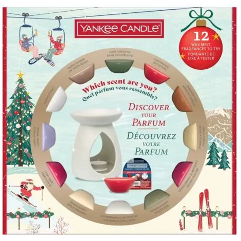 Set da sera Apres Ski di Yankee Candle con bruciatore e 12 cialde di cera profumata. (1/2)