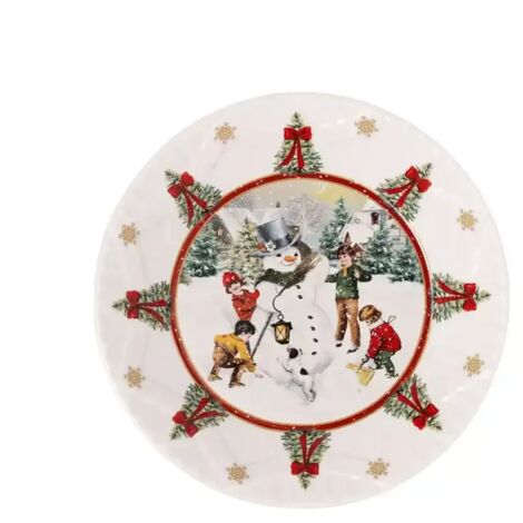 Villeroy & Boch Toy's Fantasy Ciotola Grande "Pupazzo di Neve" 25cm (1/4)