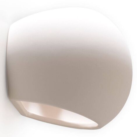 Lampada da parete con globo in ceramica (1/5)