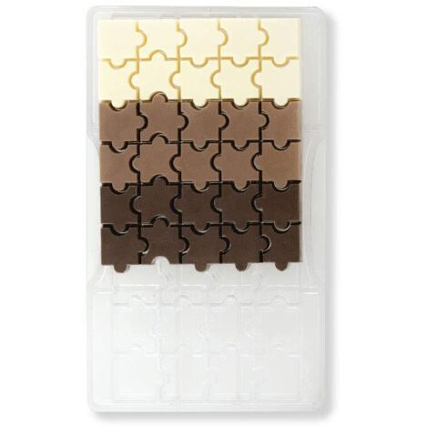 Stampo professionale per puzzle di cioccolato (1/3)