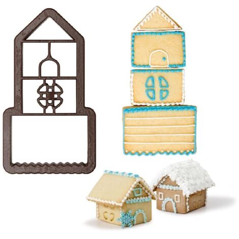 Taglierina 3D per presepe a forma di casetta (1/3)