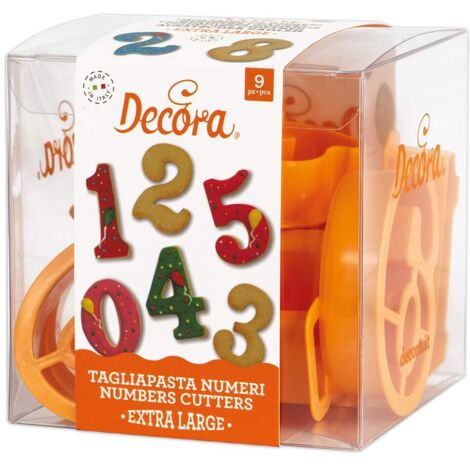 Taglierine Stampi numeri XXL giganti Decora (1/5)