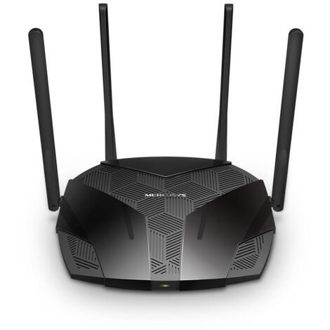 Mercusys Router WiFi 6 Dual-Band AX1800 MR70X 802.11ax 1201+574 Mbit/s 10/100/1000 Mbit/s 3 porte Ethernet LAN (RJ-45) Supporto Mesh No MU-MiMO Sì No banda larga mobile Tipo di antenna (1/5)