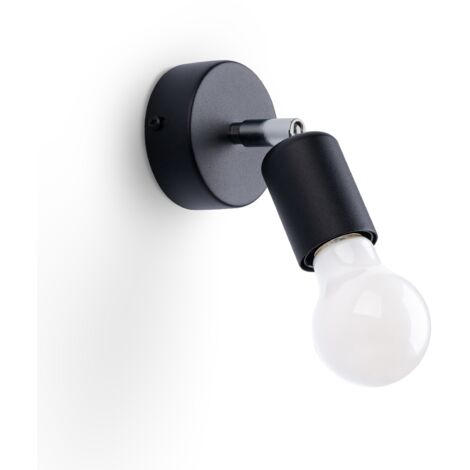 Lampada da parete Fornes 1 nera (1/5)