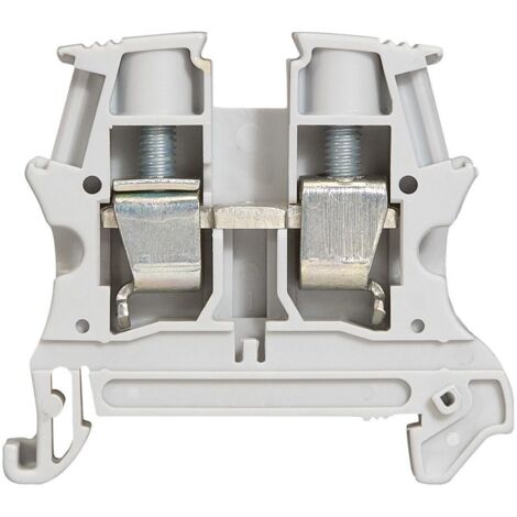 Connettore per barra di distribuzione a 2 fili, 10 mm², grigio, codice 037163 (1/3)