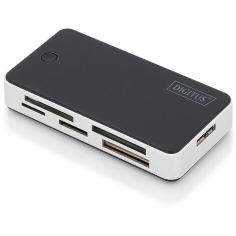 Lettore di schede Digitus USB 3.0 con cavo USB A da 1 m, compatibile con MS/SD/SDHC/MiniSD/M2/CF/MD/SDXC, DA-70330-1 (1/4)