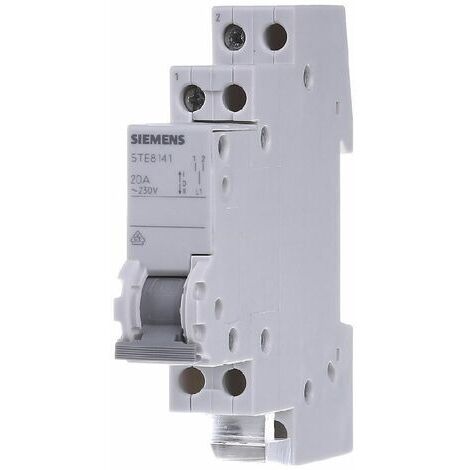 Interruttore di controllo modulare a 3 posizioni (I-0-II) 230 V CA 20 A 1 CO 5TE8141 (1/4)