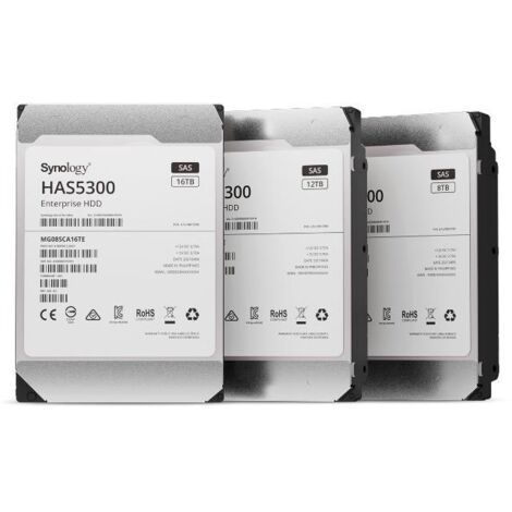 Synology NAS SAS da 12 TB (HAS5300-12T) modello 530012T con unit� disco inclusa (1/2)