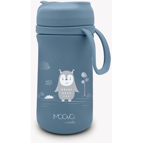 Borraccia termica con beccuccio per bambini, colore azzurro polvere, 350 ml nuvita (1/5)