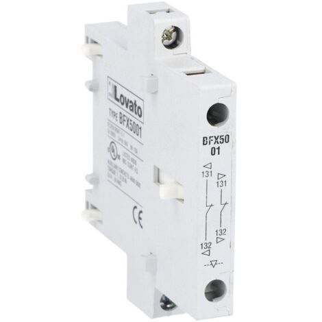 Interblocco meccanico con 2 contatti ausiliari NC per contattori BF09...BF38 BFX5001 (1/3)