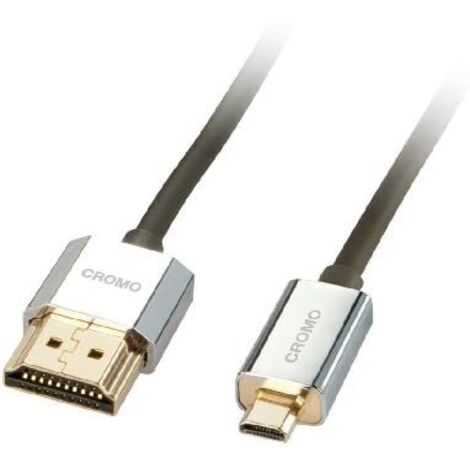 Cavo HDMI Lindy Cromo Slim A/D ad alta velocità, 2 m, 41682 (1/5)