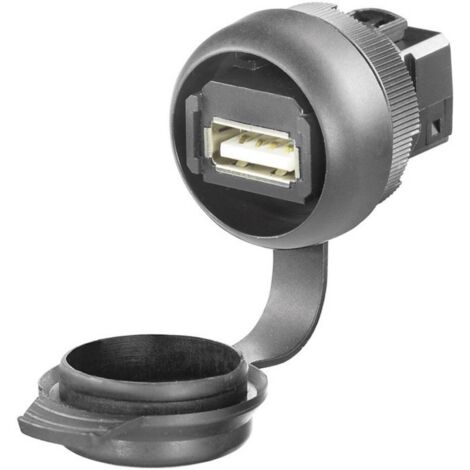 Adattatore USB tipo A, connettore USB 2.0, IP65, IE-FCM-USB-A 1018840000 (1/2)