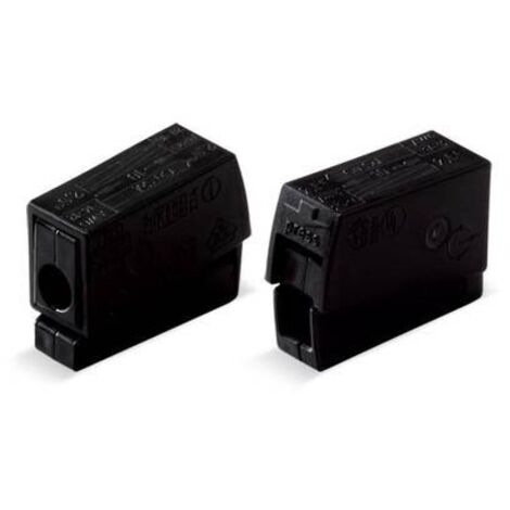 Connettore rapido Lightning 2,5 mm² con resistenza alle alte temperature fino a 120 °C, nero 224-104 /confezione da 100 pezzi/ (1/3)