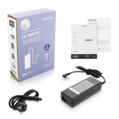 Alimentatore/caricabatterie per Acer 19 V 4,74 A 90 W 5,5 x 1,7 mm (1/5)