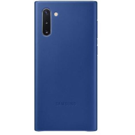 Cover in pelle blu/blu per Samsung EF-VN970LL Note 10 N970. (1/4)