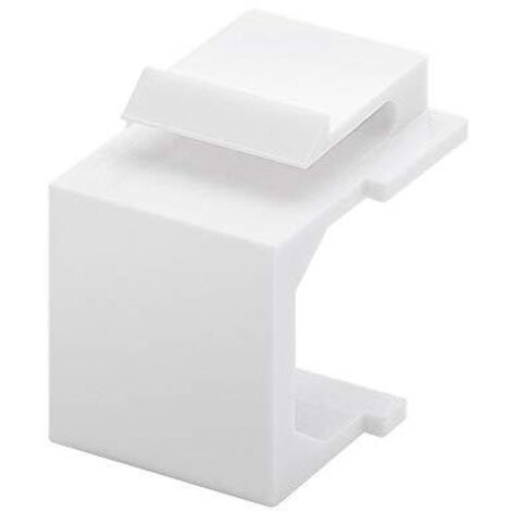 Goobay 79816 Keystone copertura, Bianco, 16.8mm Larghezza, Confezioni da 4 (1/3)