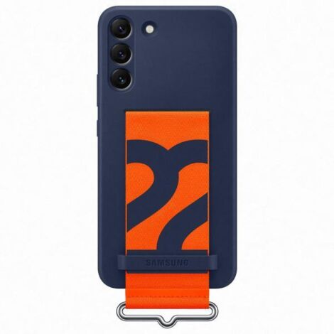 Cover in silicone Samsung Galaxy S22 Plus, blu navy. (1/4)