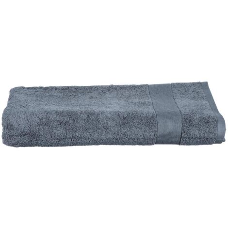 Lenzuolo da bagno in cotone grigio essentiel 100x150cm - Atmosphera créateur d'intérieur