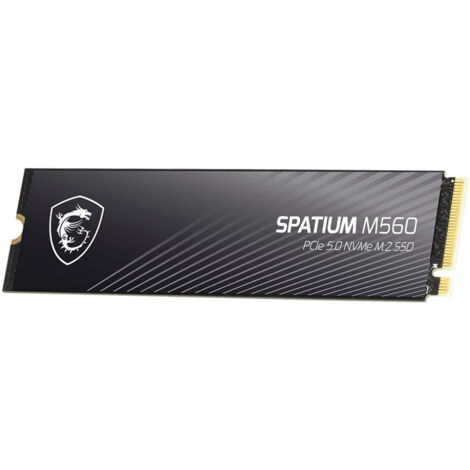 MSI SPATIUM M560 PCIE 5.0 NVME M.2 2 TB PCI Express 5.0 3D NAND (1/5)