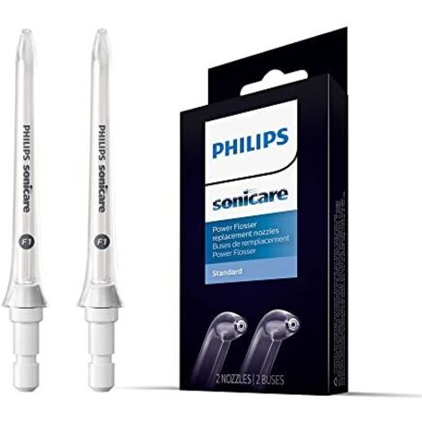 Philips Ugello per irrigatore orale HX3042/00 Sonicare F1 Standard Per igiene dentale Numero di testine: 2 Bianco (1/4)