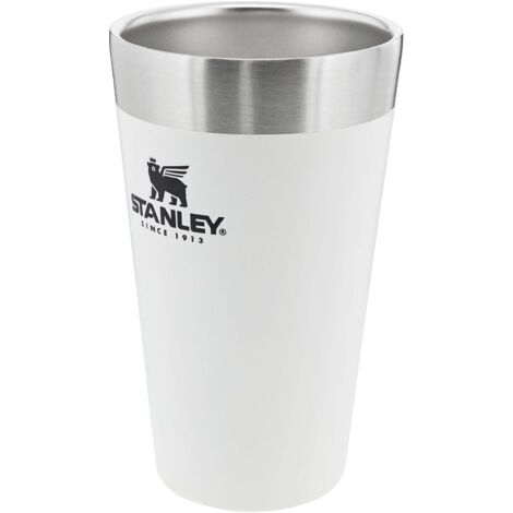 Stanley Adventure Stacking Beer Pint 0.47L Polar White - Mantiene la Birra Fresca per 4 Ore - Pinta di Birra in Acciaio Inossidabile - Lavabile in Lavastoviglie (1/5)
